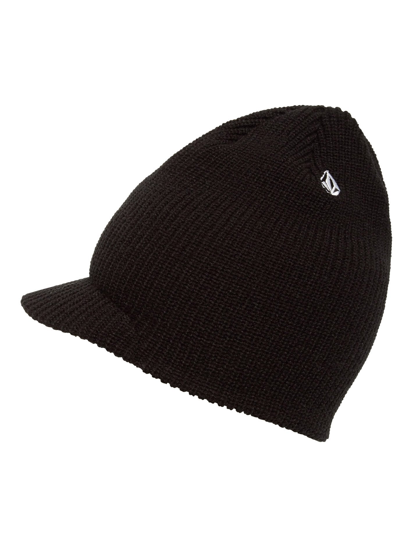 Full Stone Visor Beanie - BLACK
