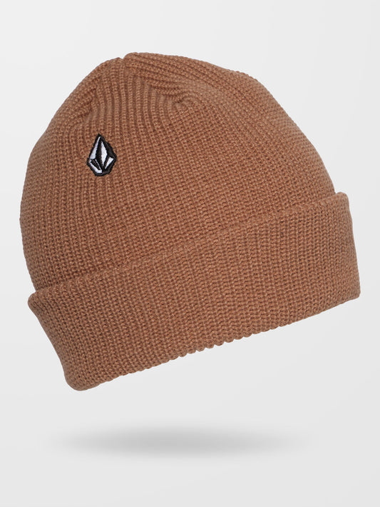 Full Stone Beanie - DUNKELBRAUN