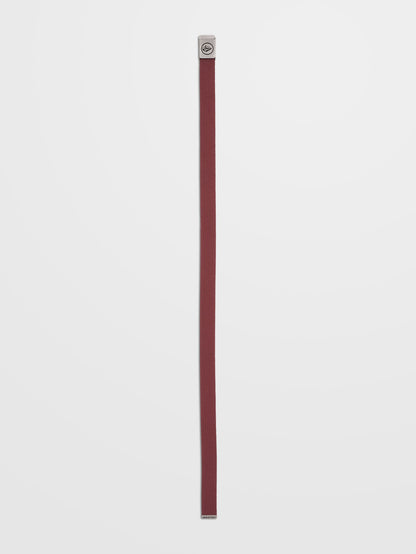 Circle Web Belt - MERLOT