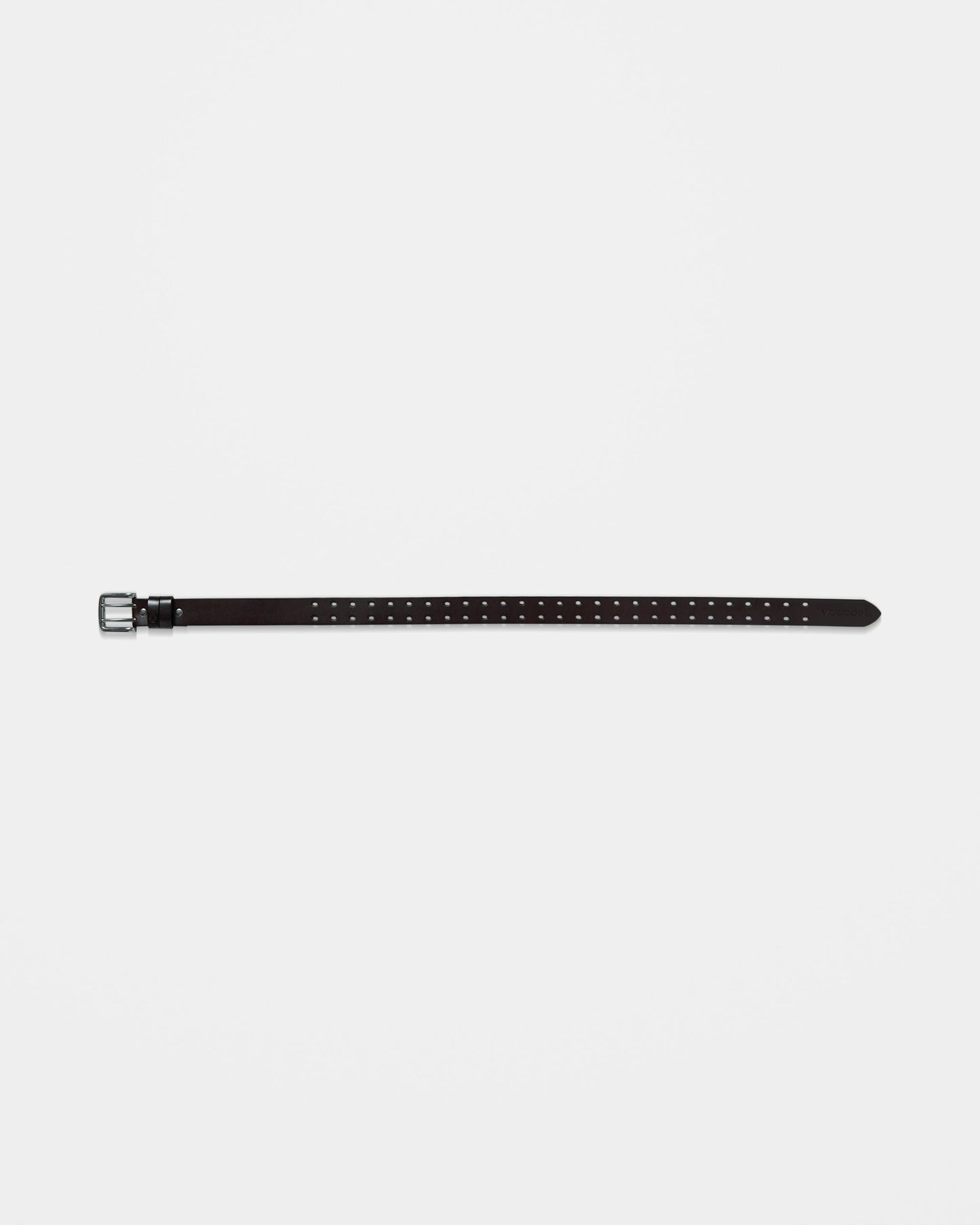 Ceinture En Cuir Two Spike - Brown