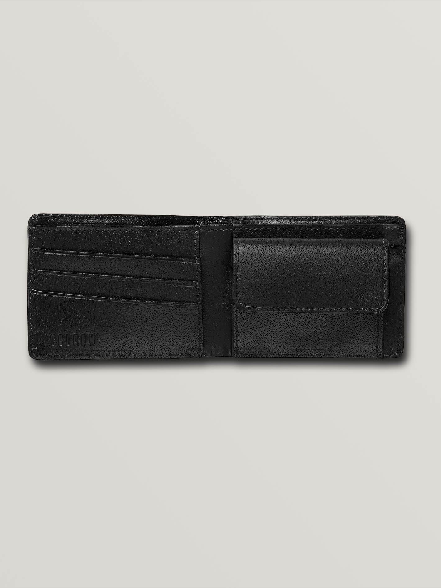 Portefeuille Strangler Leather - Black