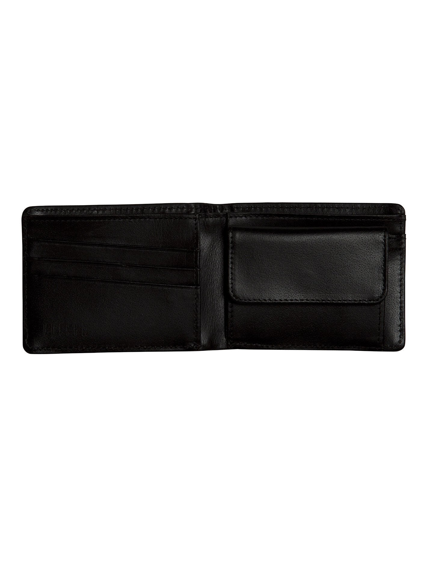 Portefeuille Strangler Leather - Black