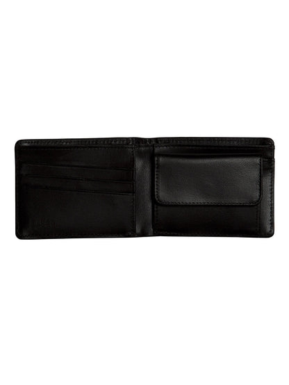Portefeuille Strangler Leather - Black