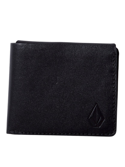 Portefeuille 3Fold Leather - Black