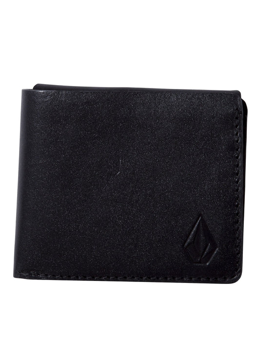 Portefeuille 3Fold Leather - Black