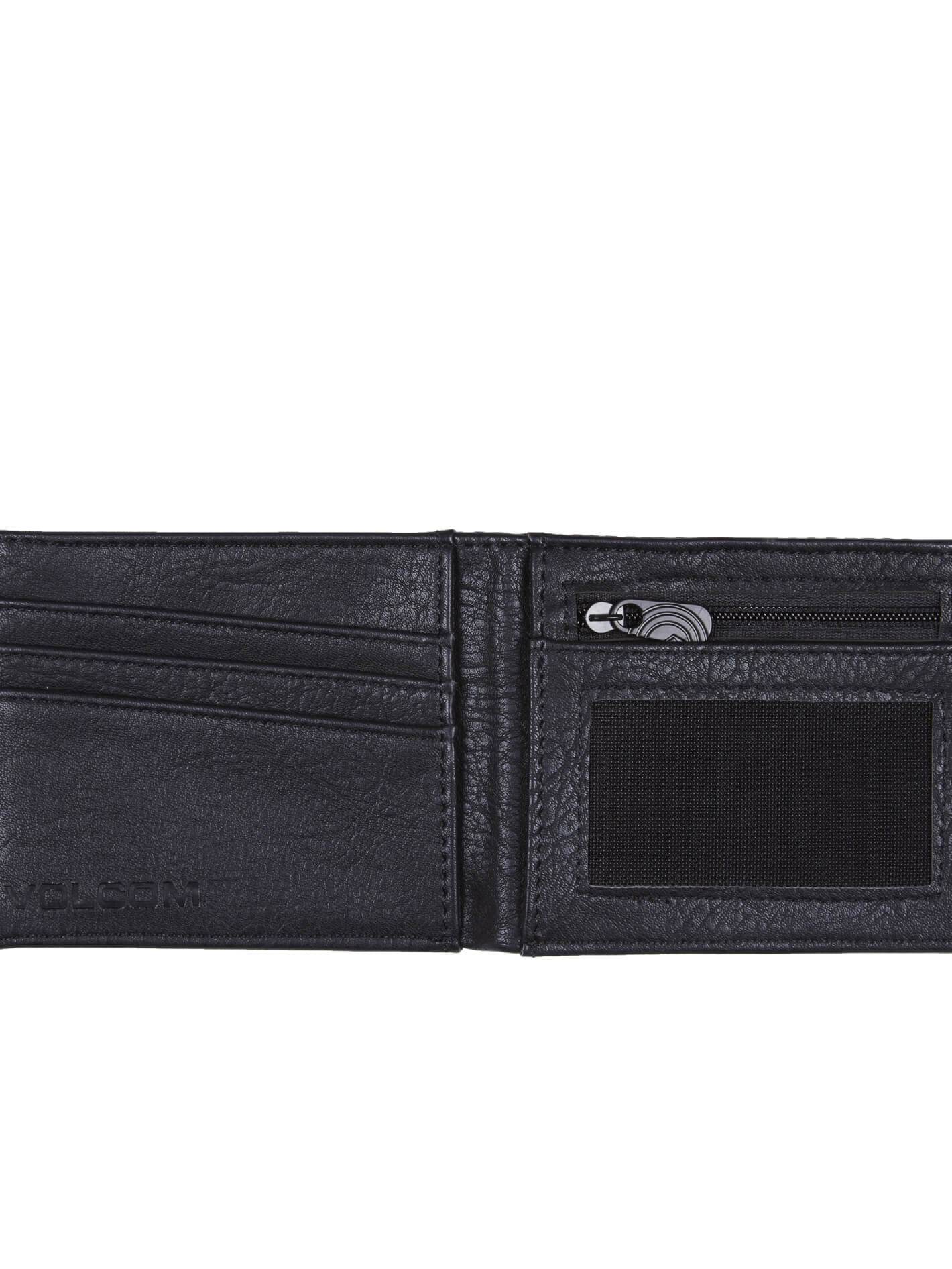 Slim Stone Wallet - Black