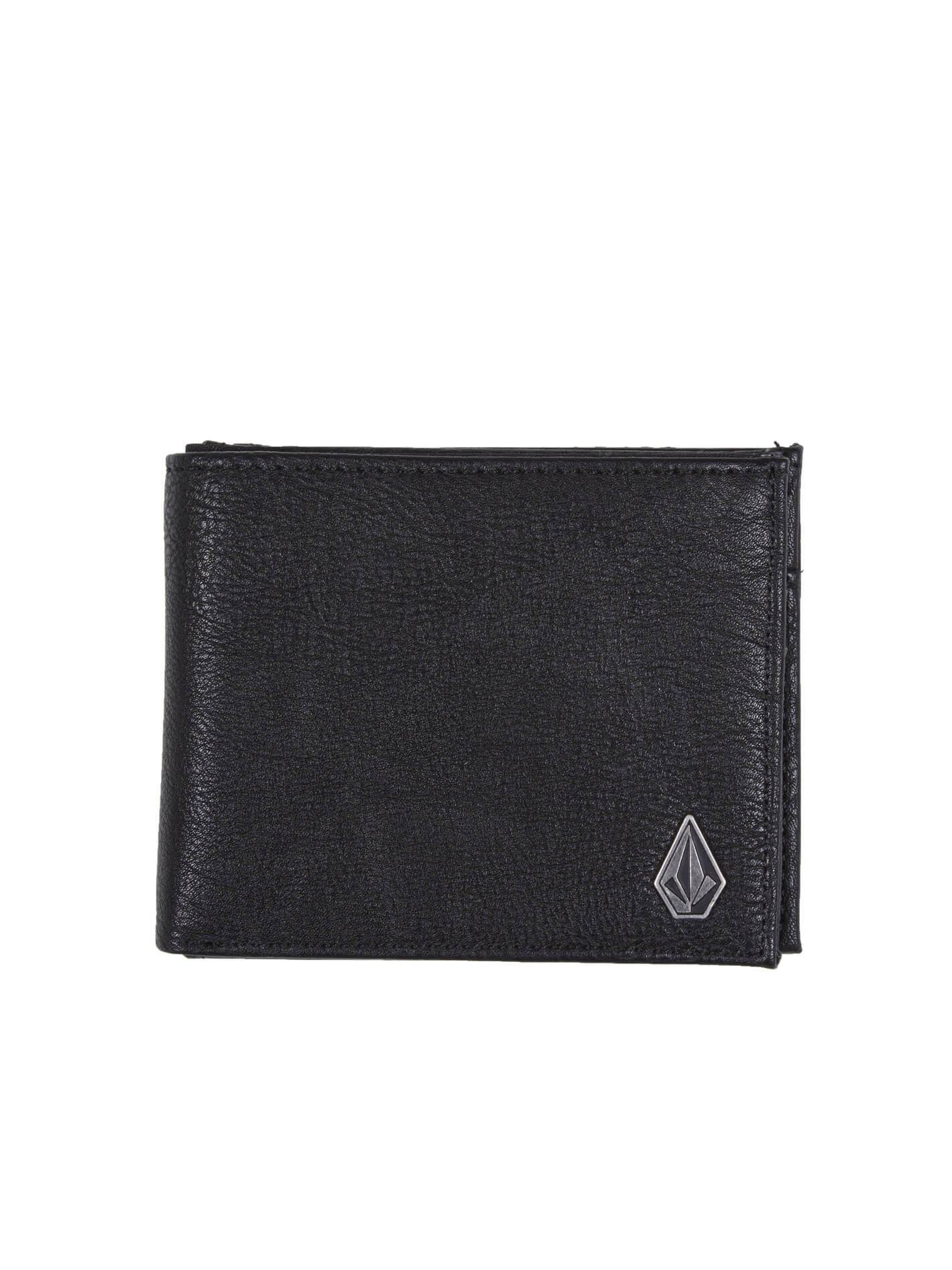 Slim Stone Wallet - Black