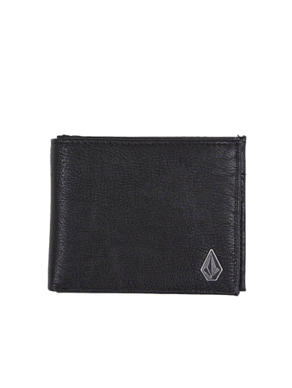 Slim Stone Wallet - Black