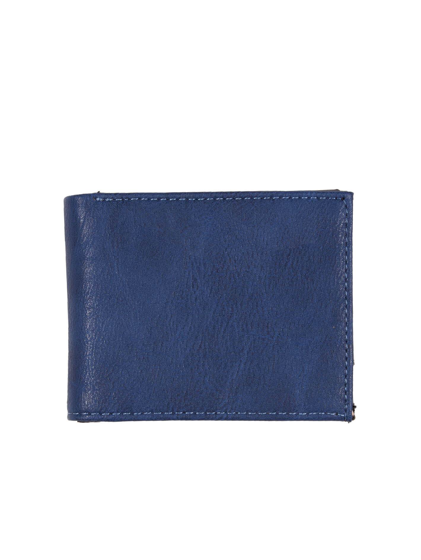 Schlanke Geldbörse aus Stein – Indigo