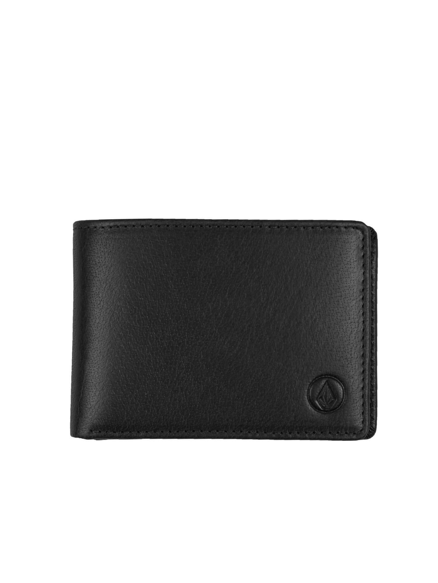 Portefeuille en cuir Volcom - Black