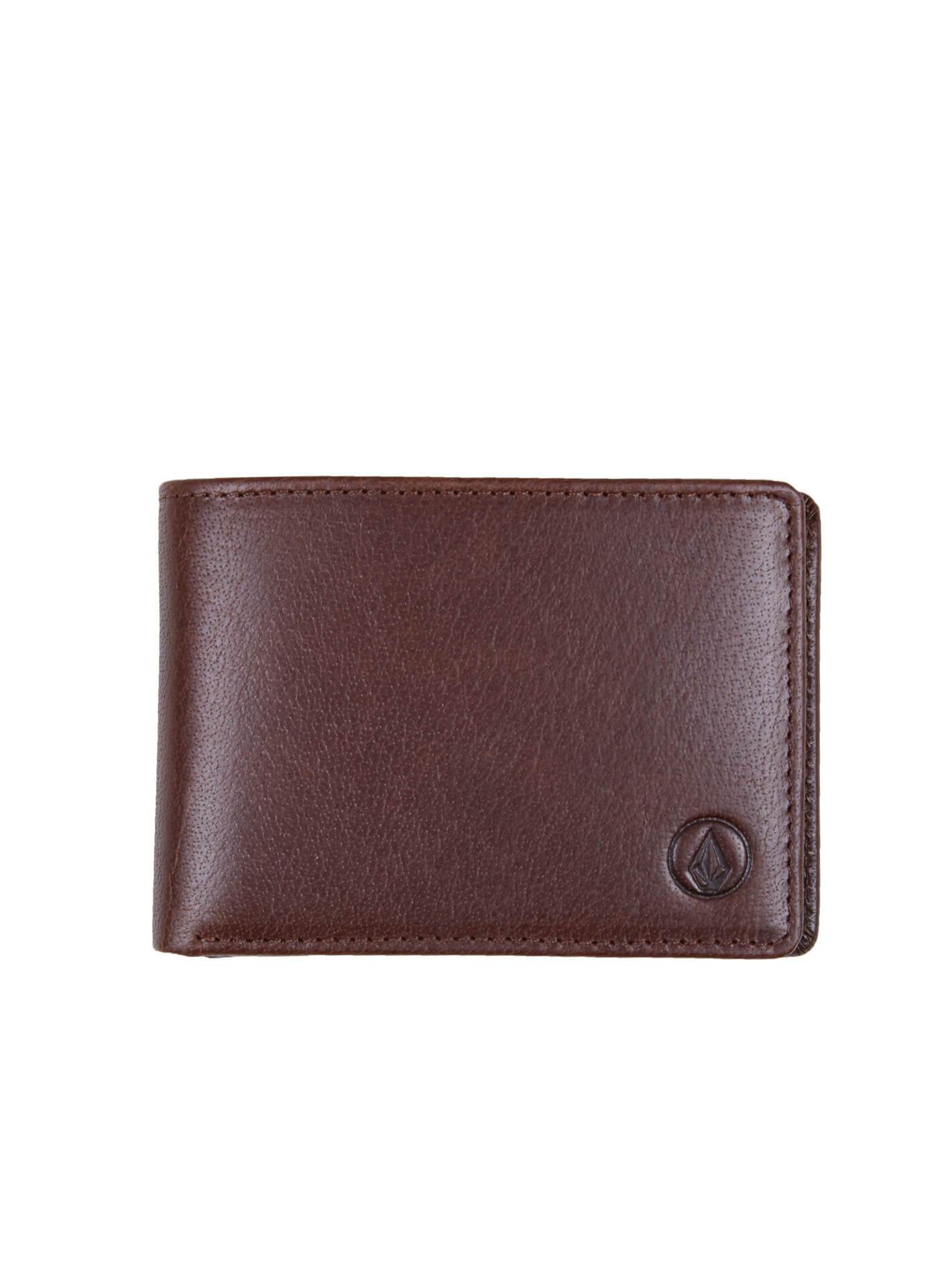 Volcom Leather Wallet - Brown