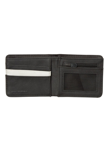 Portefeuille Slim Stone - BLACK