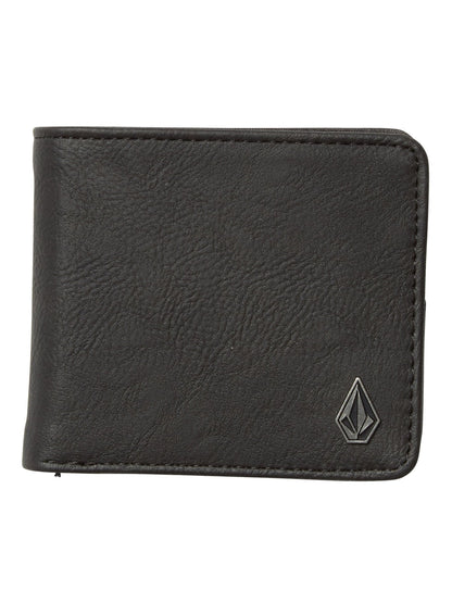 Portefeuille Slim Stone - BLACK