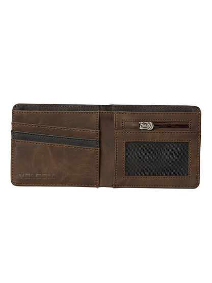 Slim Stone Wallet - BROWN