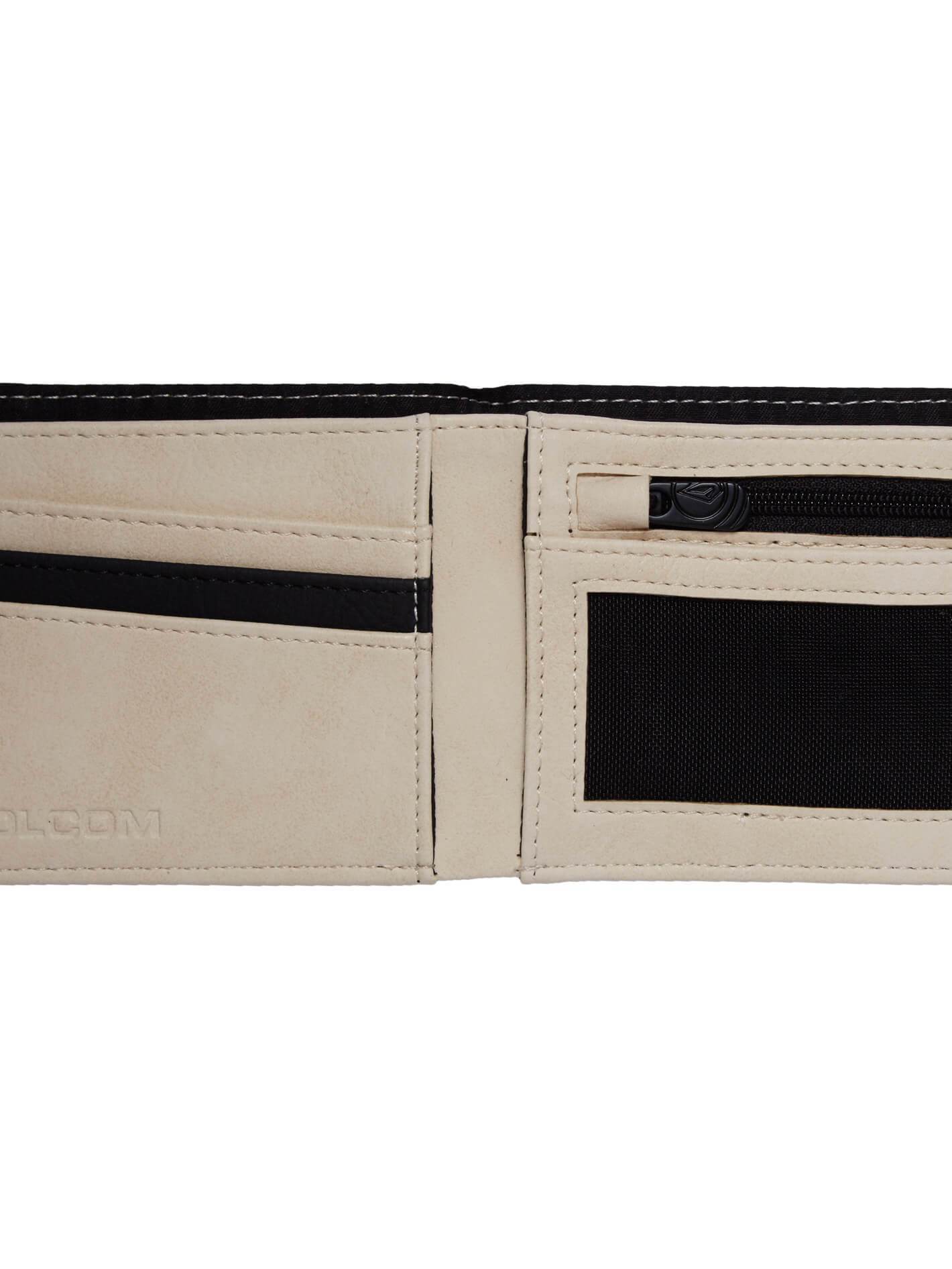 Porte-feuilles Slim Stone Pu  - Dirty White