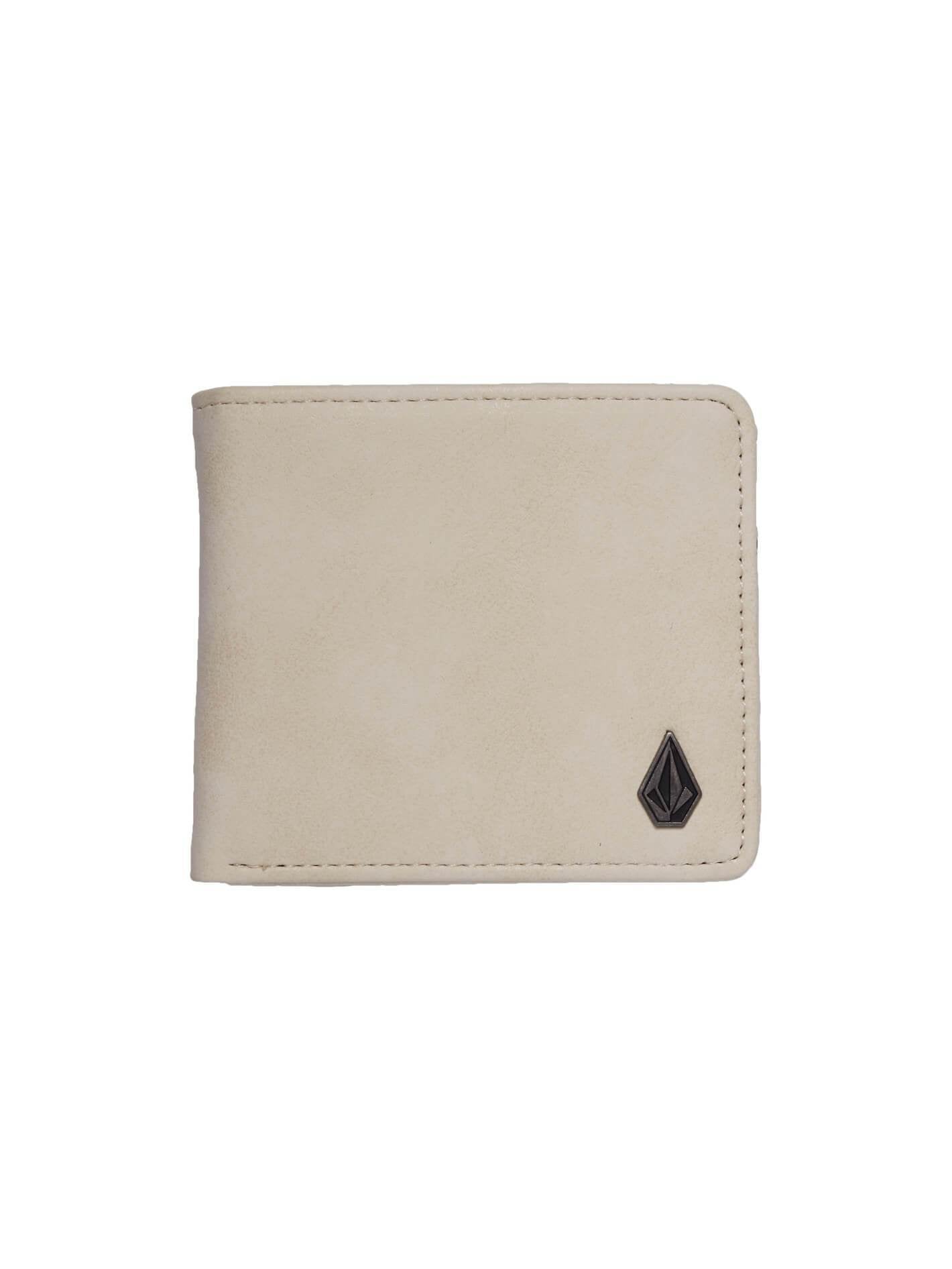 Porte-feuilles Slim Stone Pu  - Dirty White