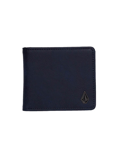 Slim Stone Pu Wallet - Midnight Blue