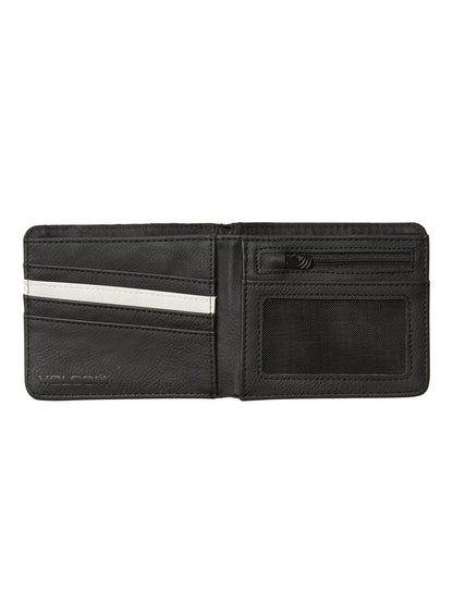 Slim Stone Geldbörse L - SCHWARZ