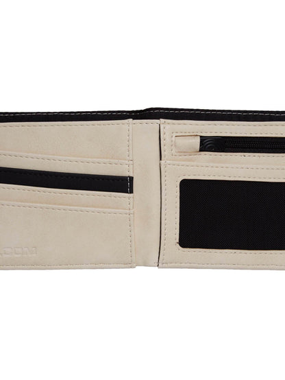 Porte-feuilles Slim Stone Pu  L - Dirty White
