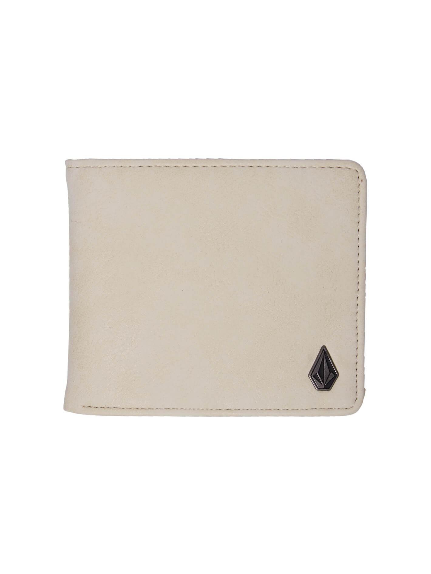Porte-feuilles Slim Stone Pu  L - Dirty White