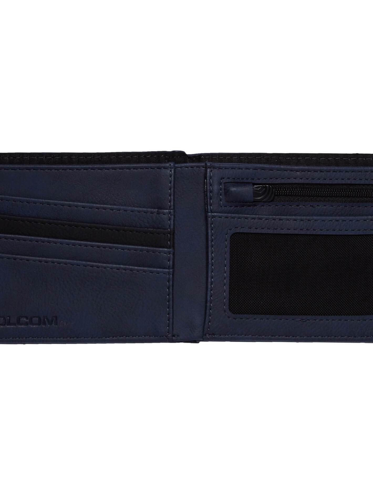 Porte-feuilles Slim Stone Pu  L - Midnight Blue
