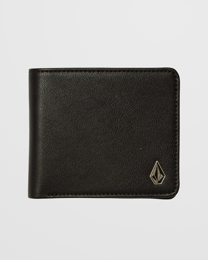 Portefeuille Slim Stone S - BLACK