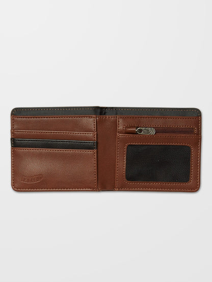 Portefeuille Slim Stone S - BROWN