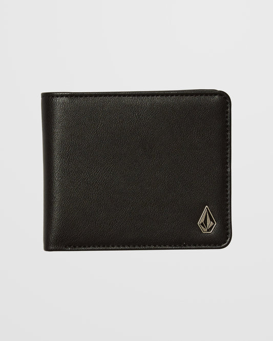Slim Stone Geldbörse L - SCHWARZ