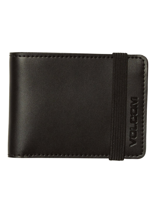 Halfstone Lederbrieftasche - SCHWARZ