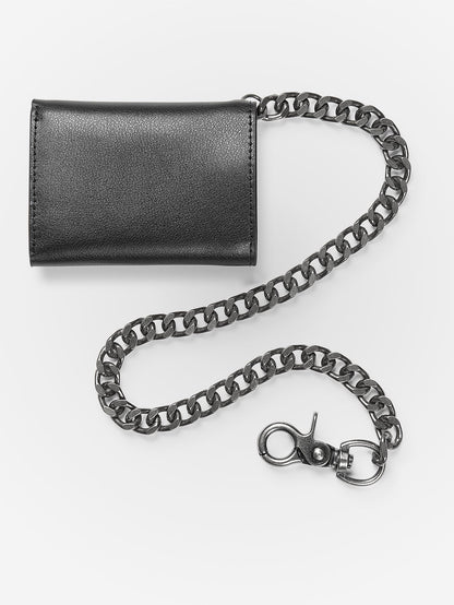Pistol Leather Wallet - BLACK