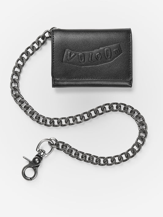 Pistol Leather Wallet - BLACK