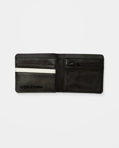 Portefeuille Slim Stone Large - Black