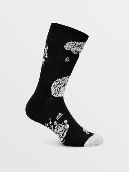 Vibes Socken - Schwarz auf Schwarz