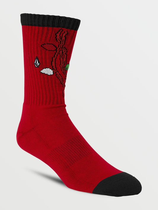 Chaussettes Vibes - RIBBON RED