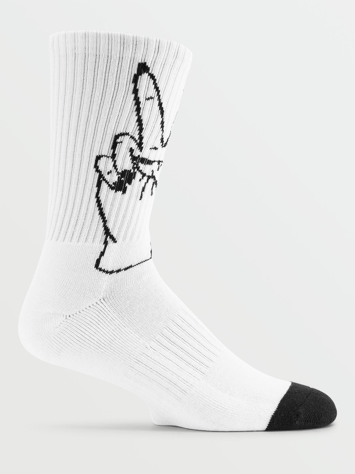 Chaussettes Vibes - WHITE BLACK