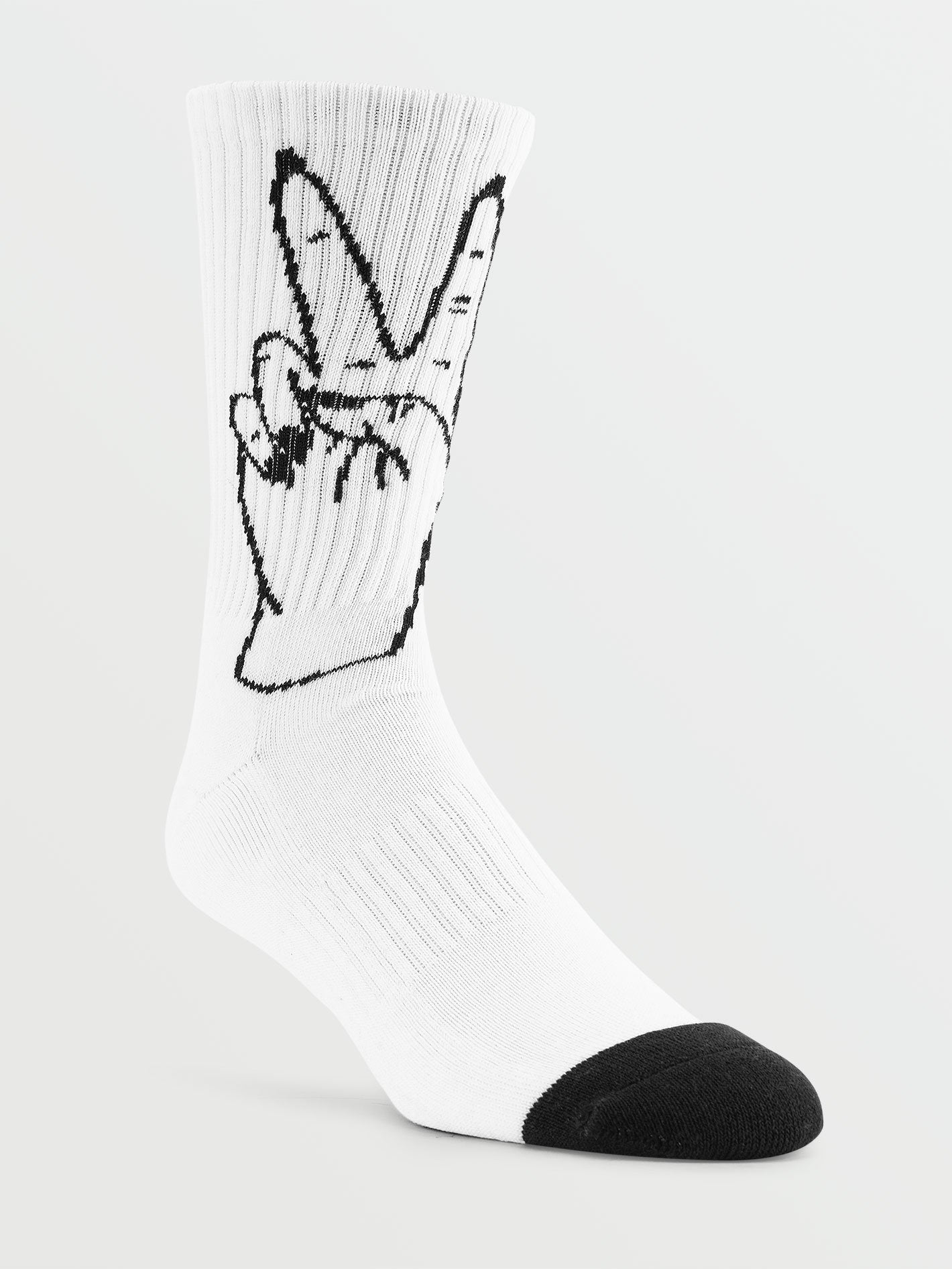 Chaussettes Vibes - WHITE BLACK