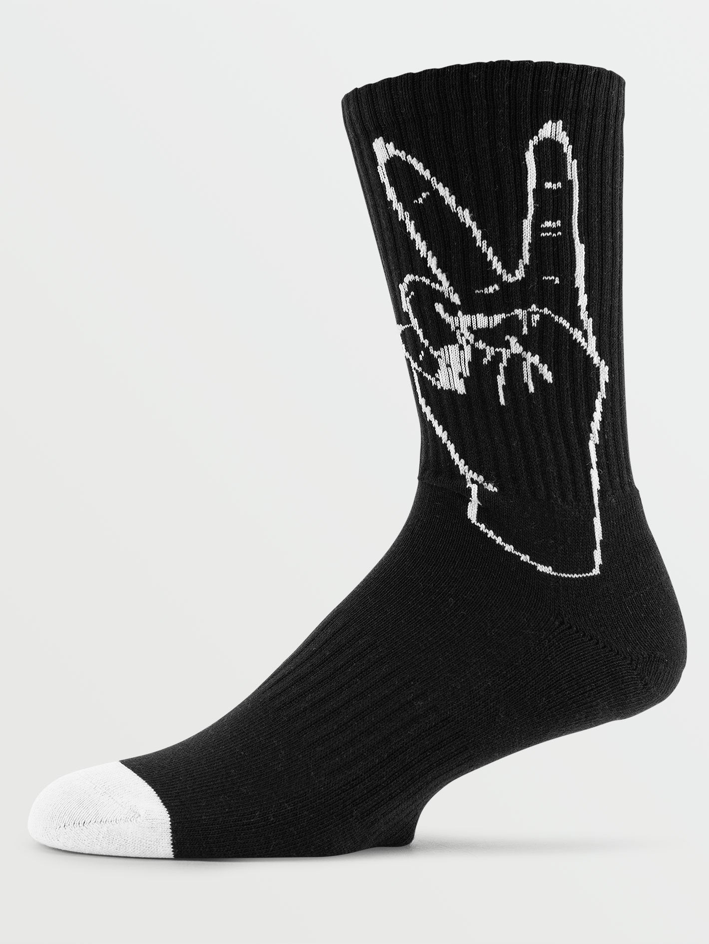 Chaussettes Vibes - WHITE BLACK