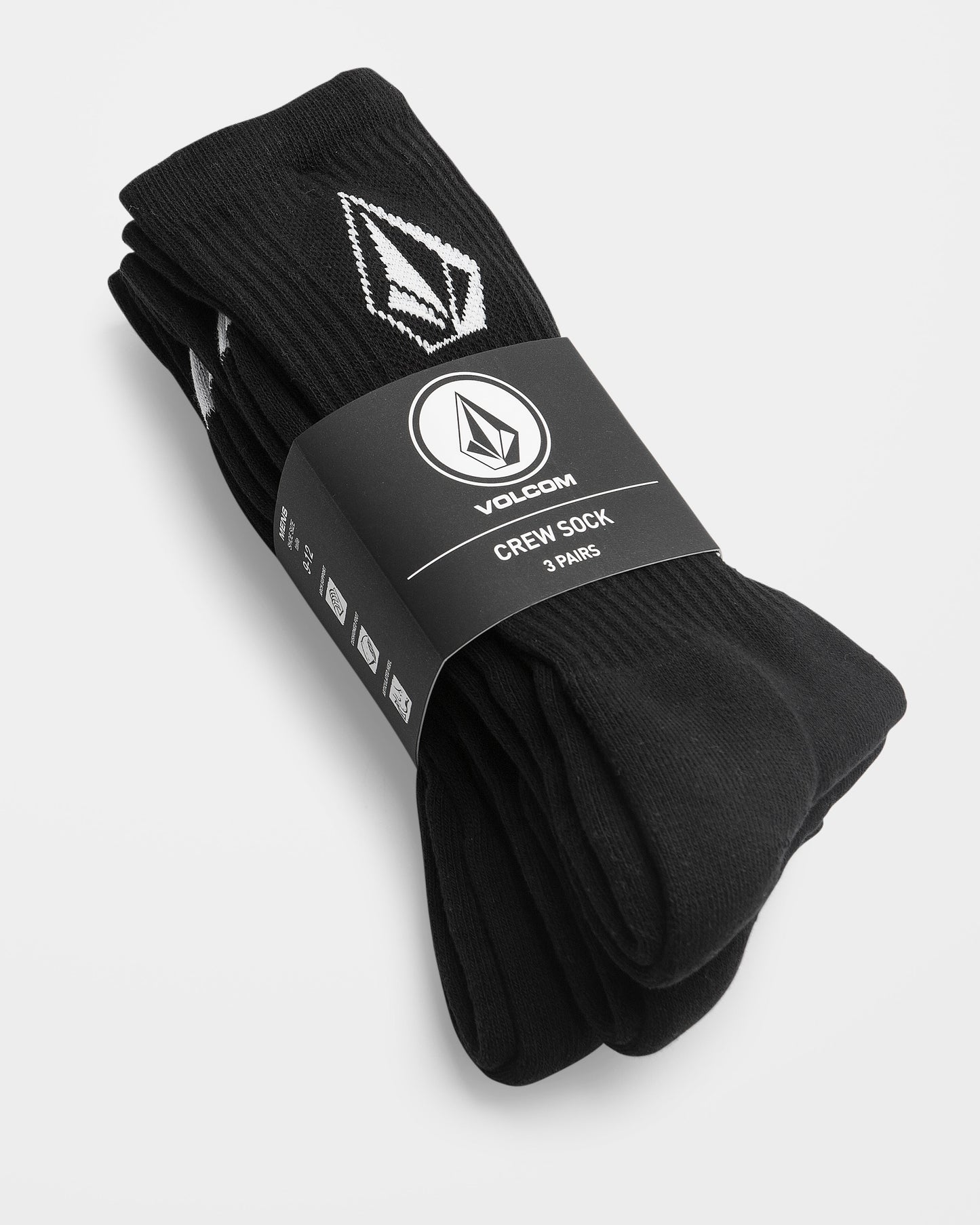 Chaussettes Full Stone (3 Paires) - Black
