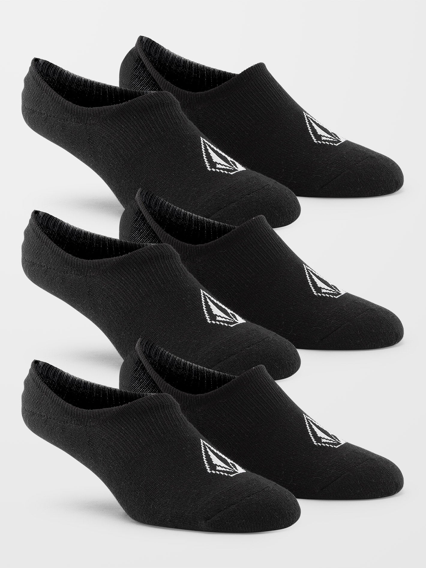 Chaussettes Stones No Show (3 Paires) - BLACK
