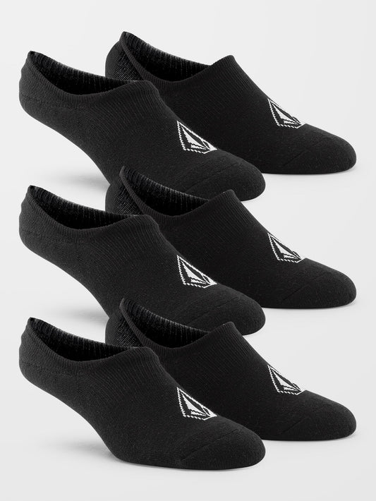 Stones No Show Socken (3 Paar) - SCHWARZ
