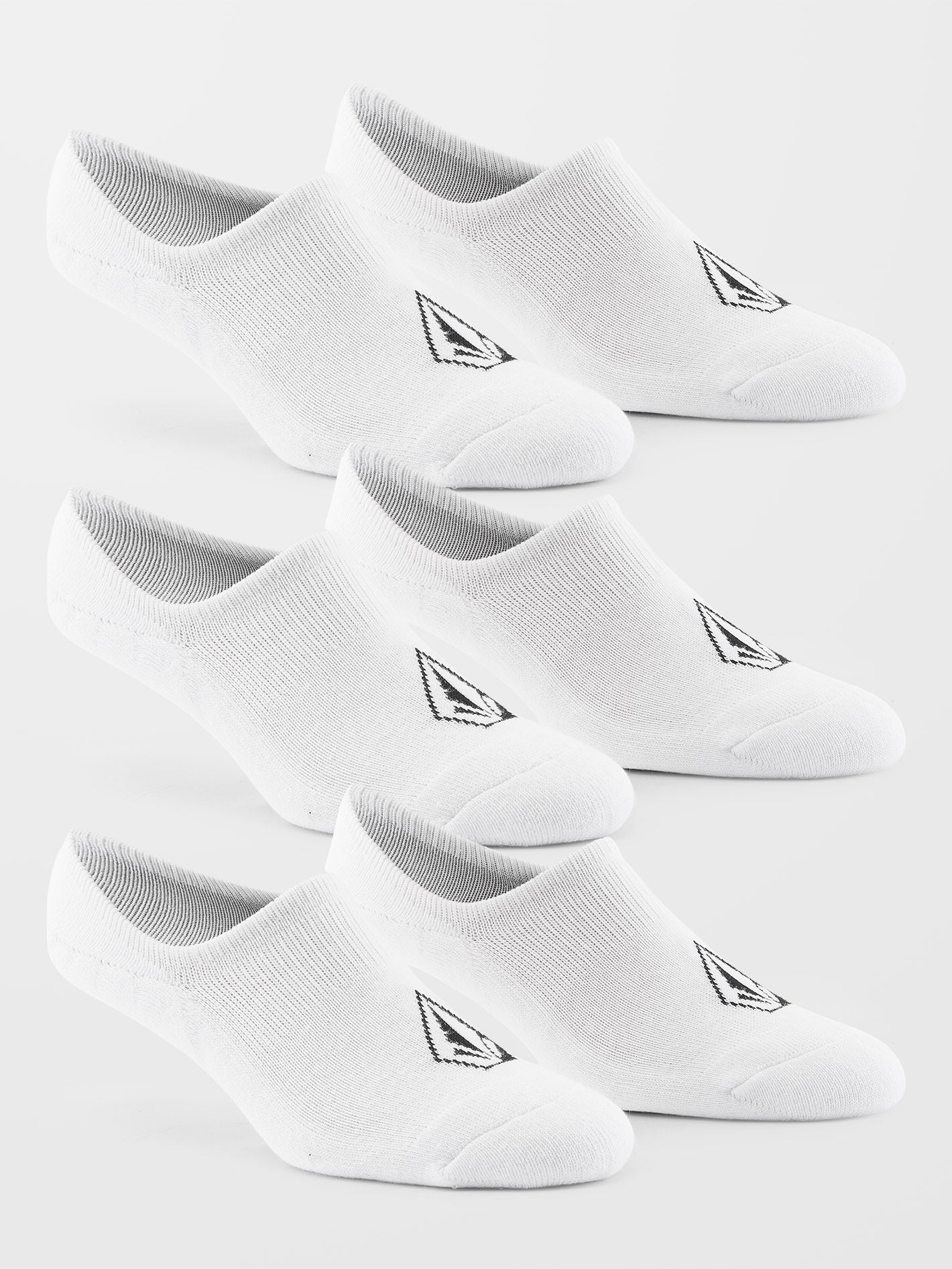 Stones No Show Socken (3 Paar) - WEISS