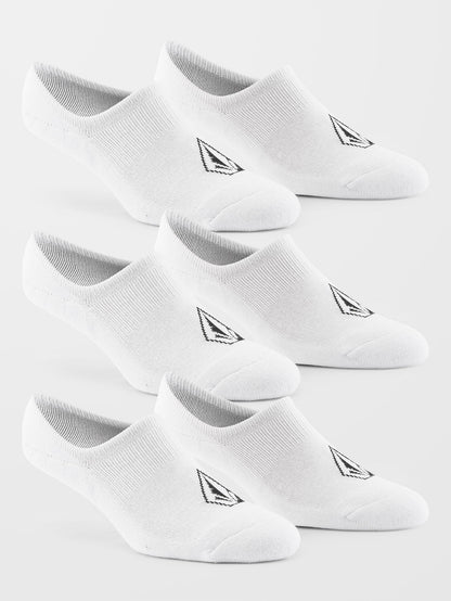 Stones No Show Socken (3 Paar) - WEISS