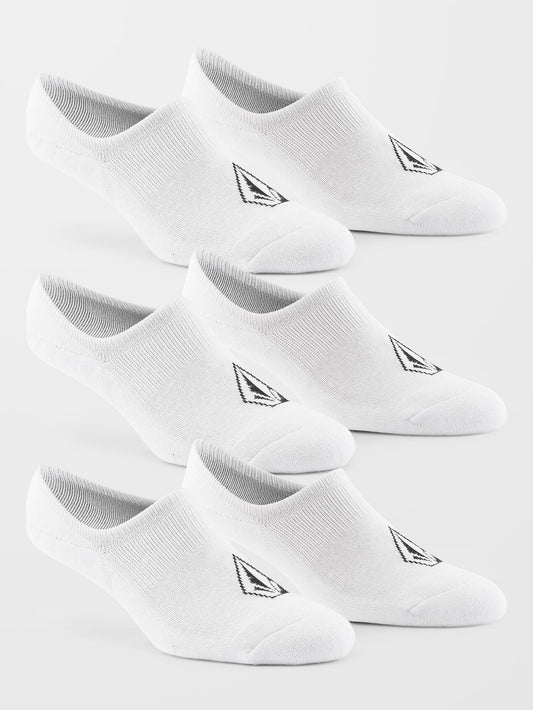Stones No Show Socken (3 Paar) - WEISS