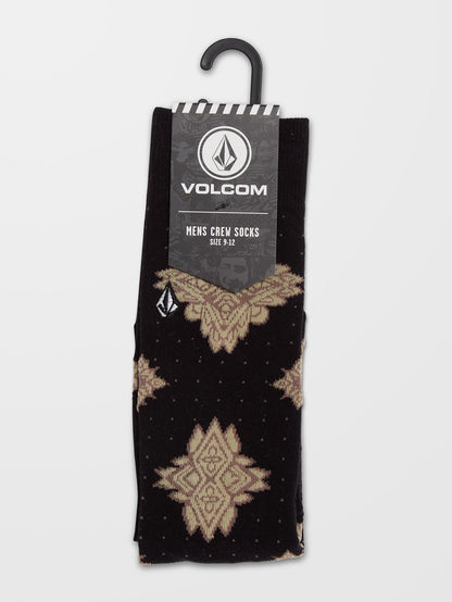 Grit Mandala Socken - NEU SCHWARZ