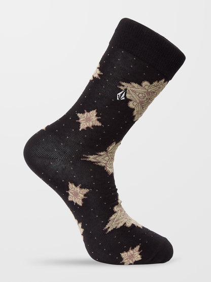 Grit Mandala Socken - NEU SCHWARZ