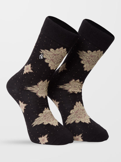 Grit Mandala Socken - NEU SCHWARZ