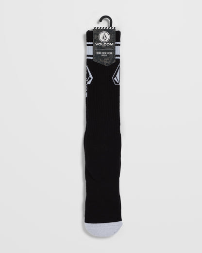 Chaussettes High Stripe - BLACK