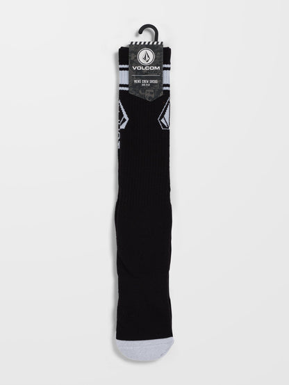 Chaussettes High Stripe - BLACK