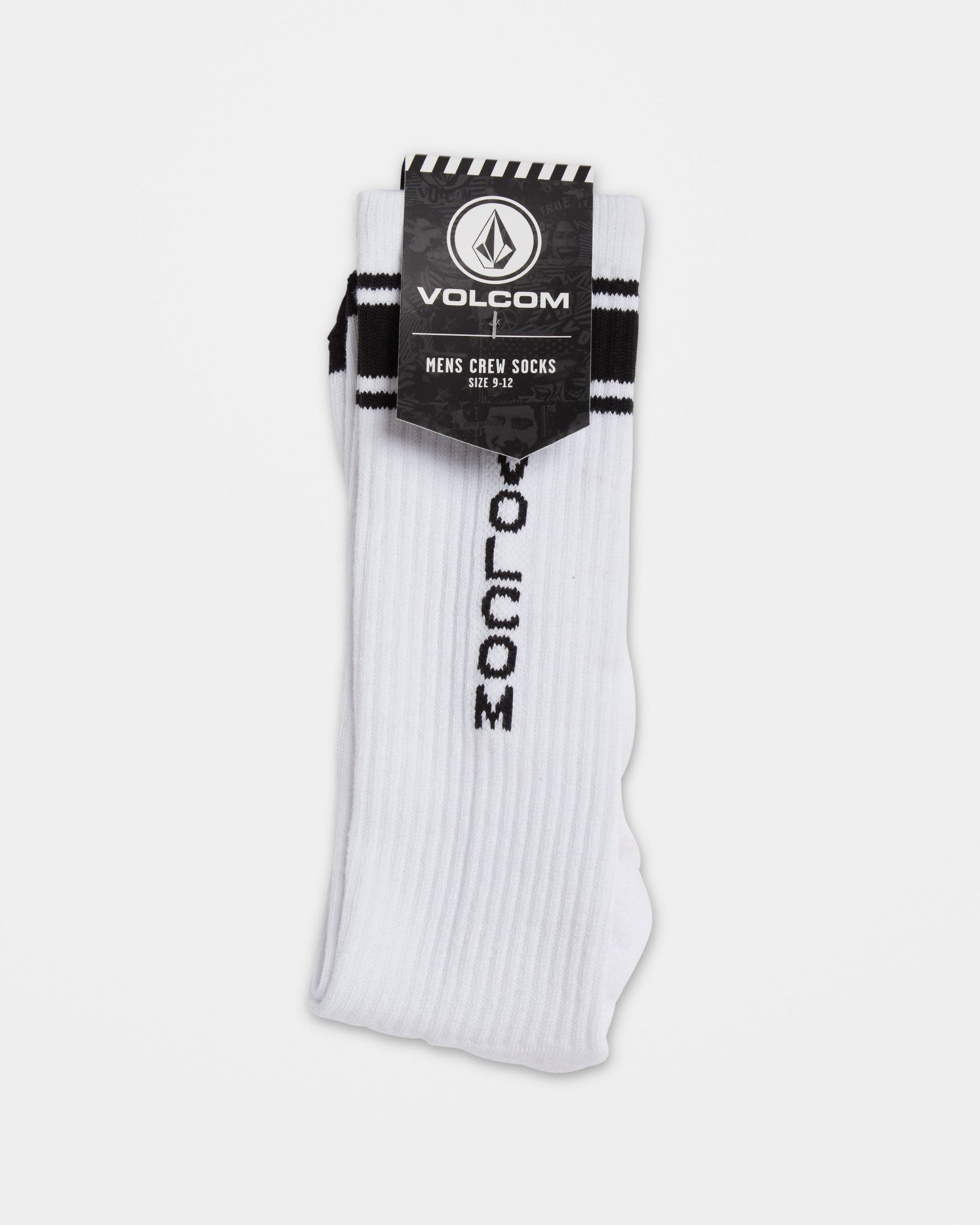 Chaussettes High Stripe - White