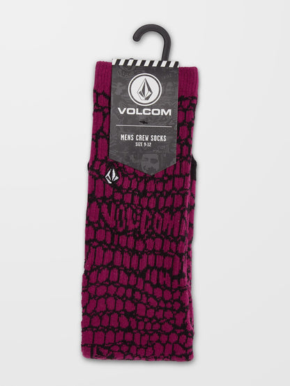 Todd Bratrud Socks - PLUM